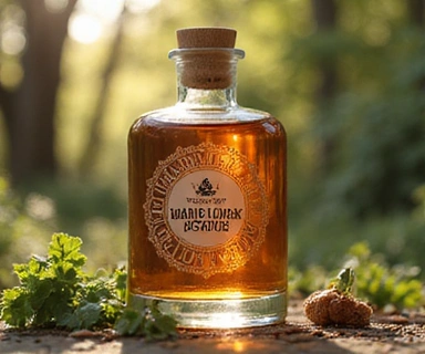 Szczegółowy obraz eliksiru: Butelka i etykieta